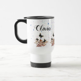 Caneca Térmica Bouquet floral blooming garden