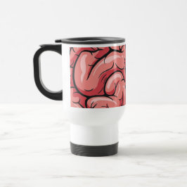 Caneca Térmica Brain Pattern Travel/Commuter Mug
