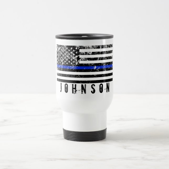 Caneca Térmica Branco americano afligido personalizado da (Centro)