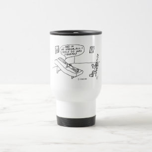 Caneca Térmica Branco de lingüeta do psicólogo