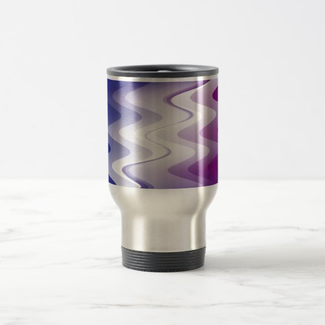 Caneca Térmica Branco púrpura azul (Centro)