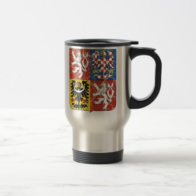 Caneca Térmica Brasão checa (Direita)