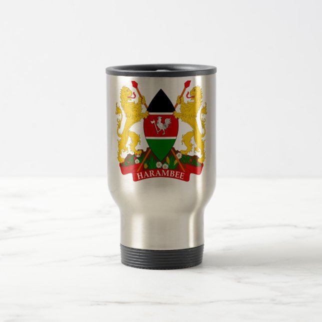 Caneca Térmica Brasão de Kenya (Centro)