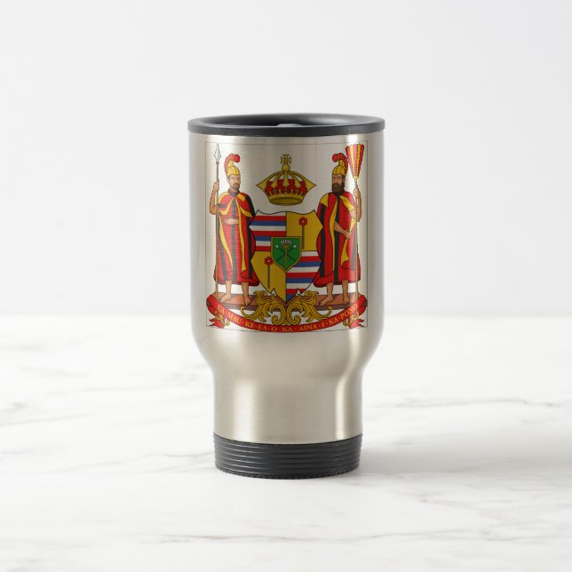 Caneca Térmica Brasão real de Havaí (Centro)