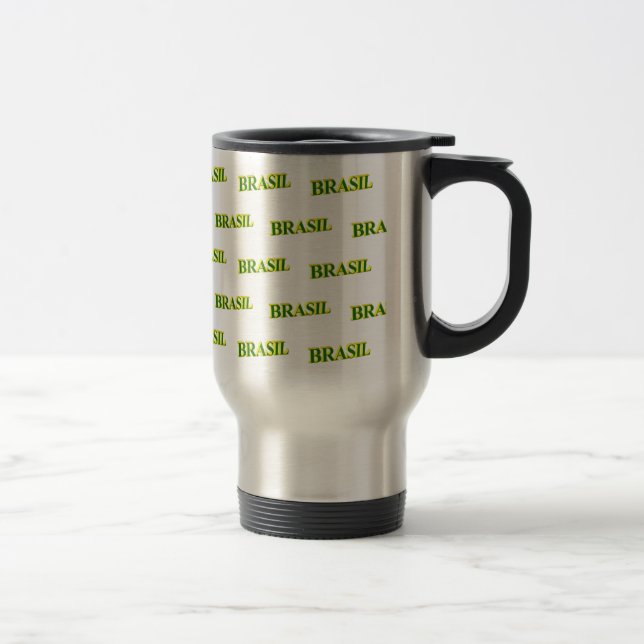 Caneca Térmica Brasil 3D (Direita)