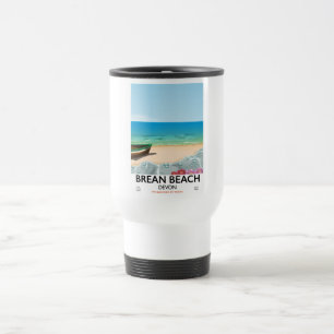 Caneca Térmica Brean Beach Devon viagens vintage