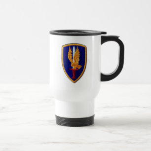 Caneca Térmica Brigada de Aviação de 1rua Fort Riley Veterans