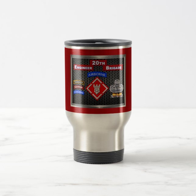 Caneca Térmica Brigada de Engenheiros Poderosa 20-Aerotransportad (Centro)
