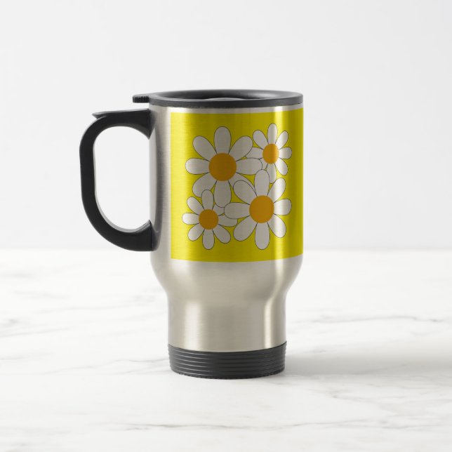 Caneca Térmica Bright and Bold Daisy (Esquerda)