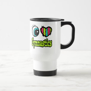 Caneca Térmica Bright Eye Heart I Love Gymnastics