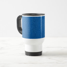 Caneca Térmica Brilhante Azul, Esparto, Fundo Da Brilhante