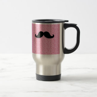 CANECA TÉRMICA BRILHO PRETO FEMININO DO ROSA DO BIGODE IMPRESSO