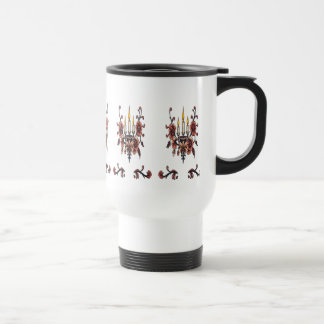 Caneca Térmica Brilho Radiante - Impressão de Arte Vintage à Luz
