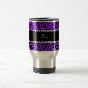 Caneca Térmica Brilho roxo do índigo roxo conhecido feito sob