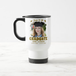 Caneca Térmica Brinde ao Graduado Nome da Foto Personalizada Famí