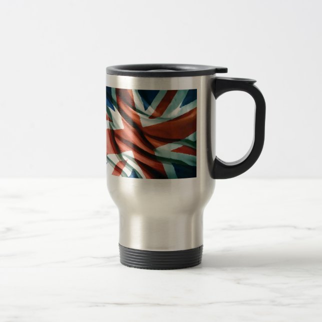 Caneca Térmica British Flag Pop Art (Direita)