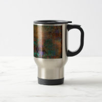 Bronze, Teal, Abstrato púrpura