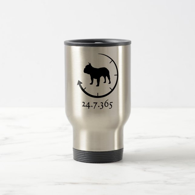 Caneca Térmica Buldogue francês (Centro)