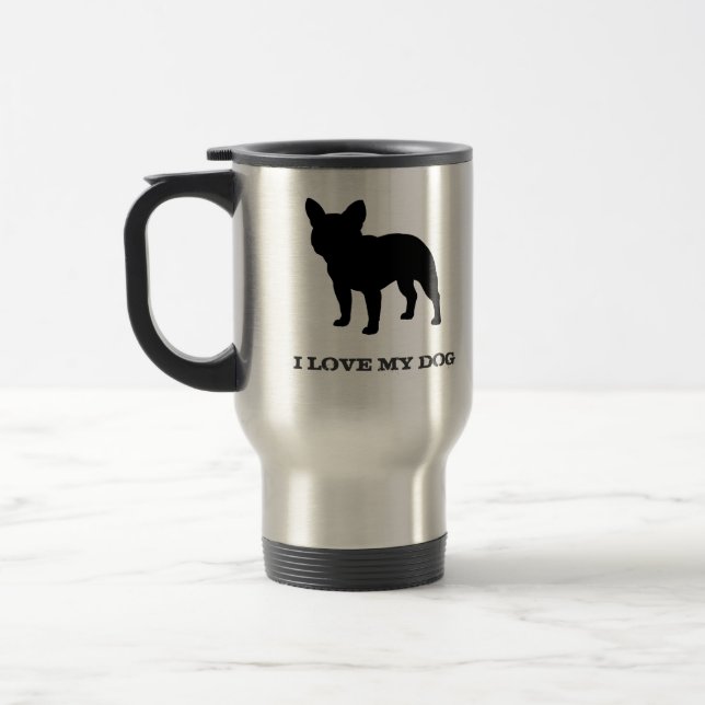 Caneca Térmica Buldogue francês (Esquerda)