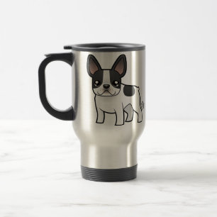 Caneca Térmica Buldogue francês dos desenhos animados
