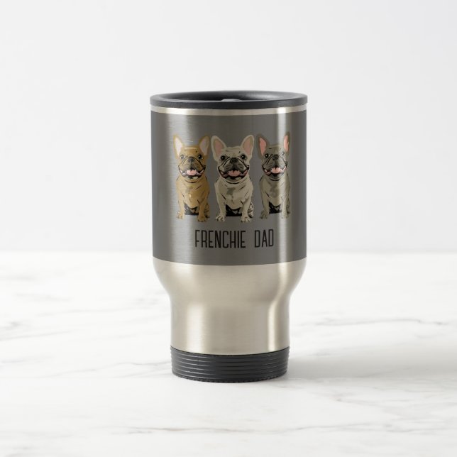 Caneca Térmica Bulldog Francês, Pai do Frenchie (Centro)