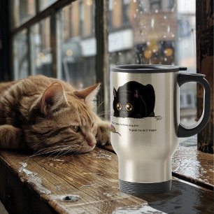 Caneca Térmica Bumbum do gatinho traçado