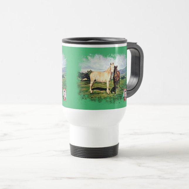 Caneca Térmica Caballos (Frente Esquerda)