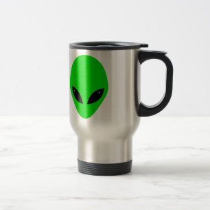 Caneca Térmica Cabeça de Alien Verde