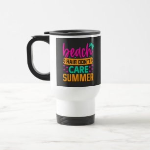 Caneca Térmica Cabelo de praia Não se importa com o verão-54804