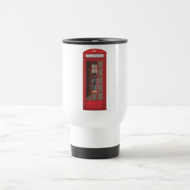 Caneca Térmica Cabine Telefônica Vermelha (Centro)
