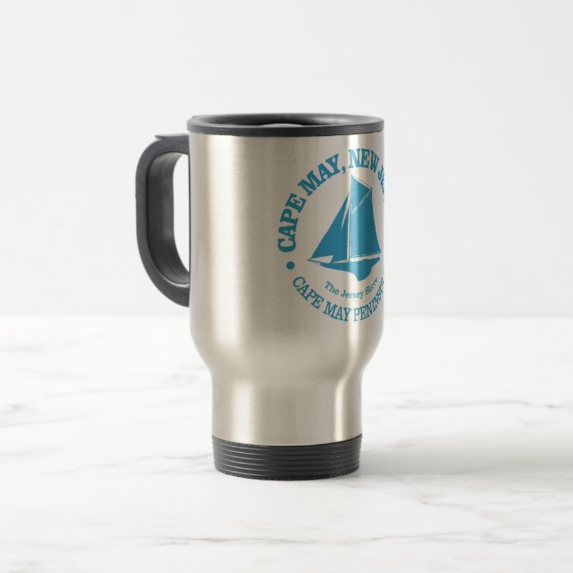 Caneca Térmica Cabo May (laço) (Frente Esquerda)