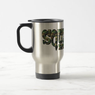 Caneca Térmica Caçador de Squatch - teste padrão de Camo