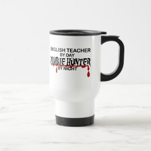Caneca Térmica Caçador do zombi do professor de inglês