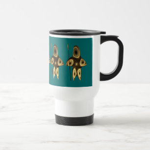 Caneca Térmica Caçador Inuit Fractal