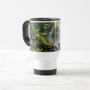 Caneca Térmica Cachoeiras Arco-íris Beija-flores Esconderijo Trop