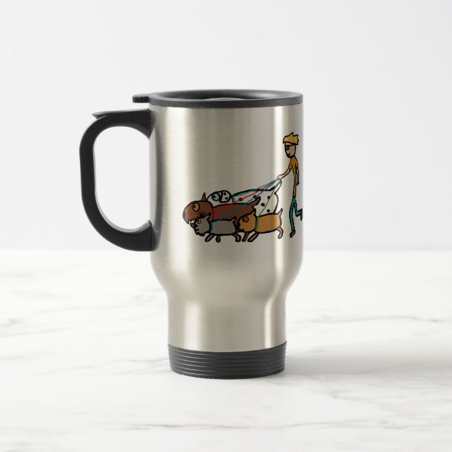 Caneca Térmica Cachorro Andando (Esquerda)