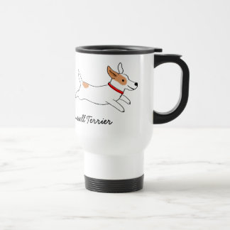 Caneca Térmica Cachorro de desenho animado Jack Russell Terrier c