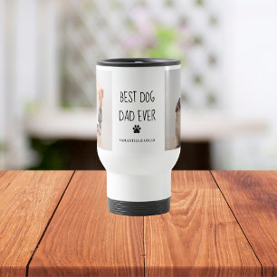 Caneca Térmica Cachorro do Melhor Pai do Collage Moderno Nunca