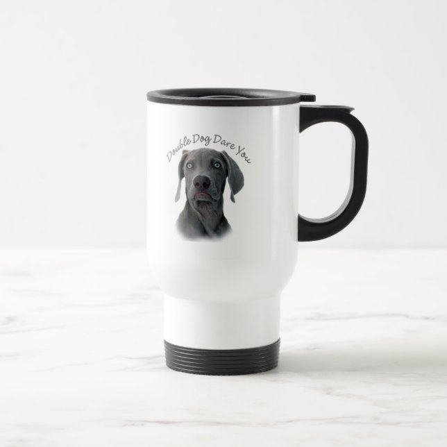Caneca Térmica Cachorro Duplo Weimaraner - Você (Direita)