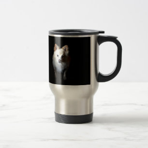 Caneca Térmica Cachorro Pomerano no Escuro