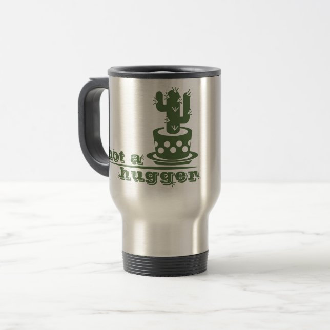 Caneca Térmica Cactos não é um cacto engraçado (Frente Esquerda)