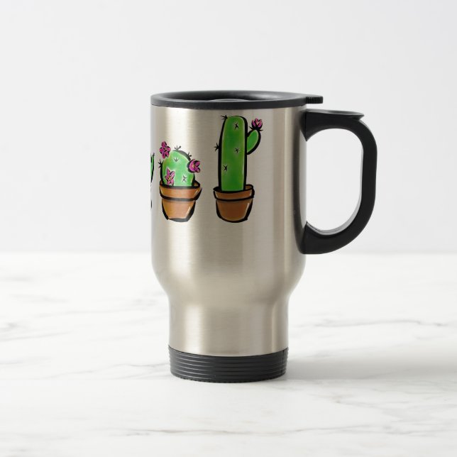 Caneca Térmica Cactus cactos succultos (Direita)