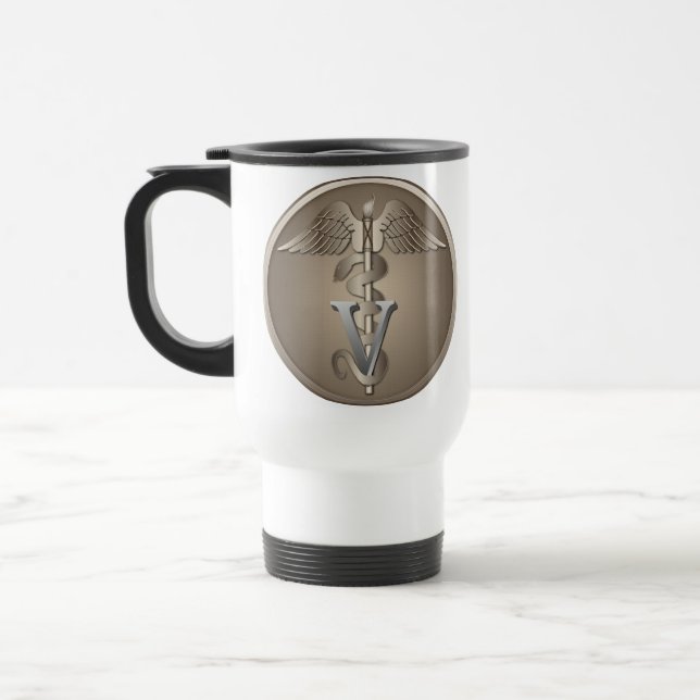 Caneca Térmica Caduceus veterinário (Esquerda)