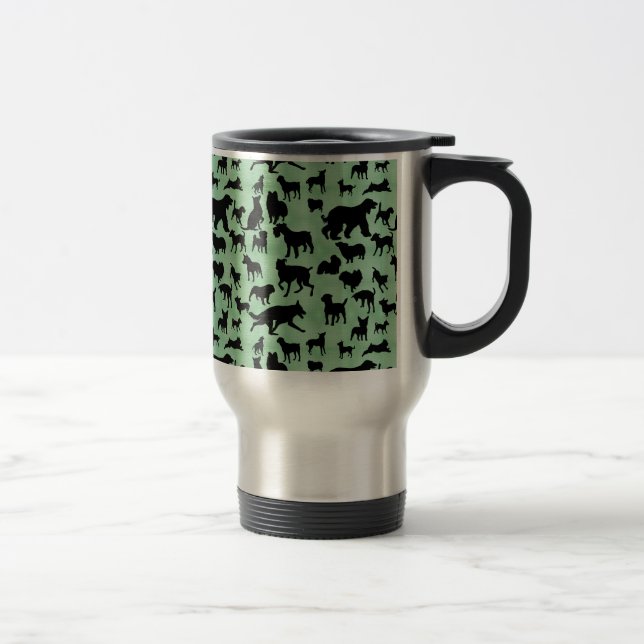 Caneca Térmica Cães felizes da sombra (Direita)