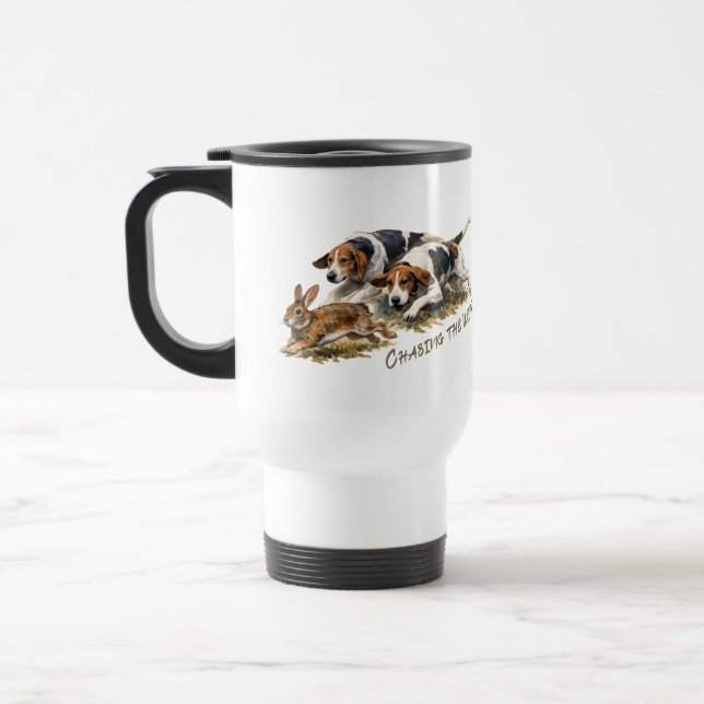Caneca Térmica Cães & Lebre  (Esquerda)