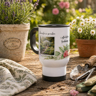 Caneca Térmica Café antes da foto de jardinagem jardim pessoal