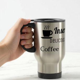 Caneca Térmica Café canhoto de Delicous da inserção