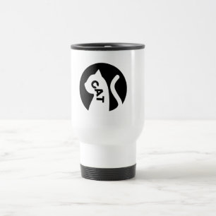 Caneca Térmica Café Delícia com Charme de Bigodes