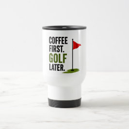 Caneca Térmica Café diário de golfe 