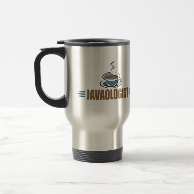 Caneca Térmica Café Engraçado (Esquerda)